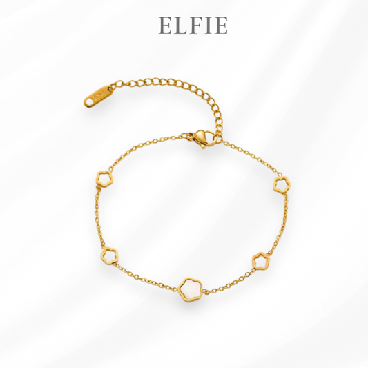 Flower Cascade Titanium Bracelet