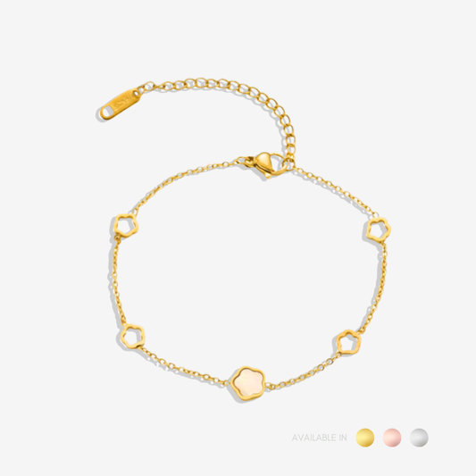 Flower Cascade Titanium Bracelet