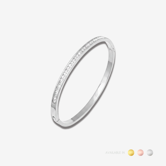Gleira Mist Silver Bangle