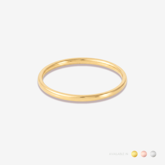 Glossa Gold Titanium Ring