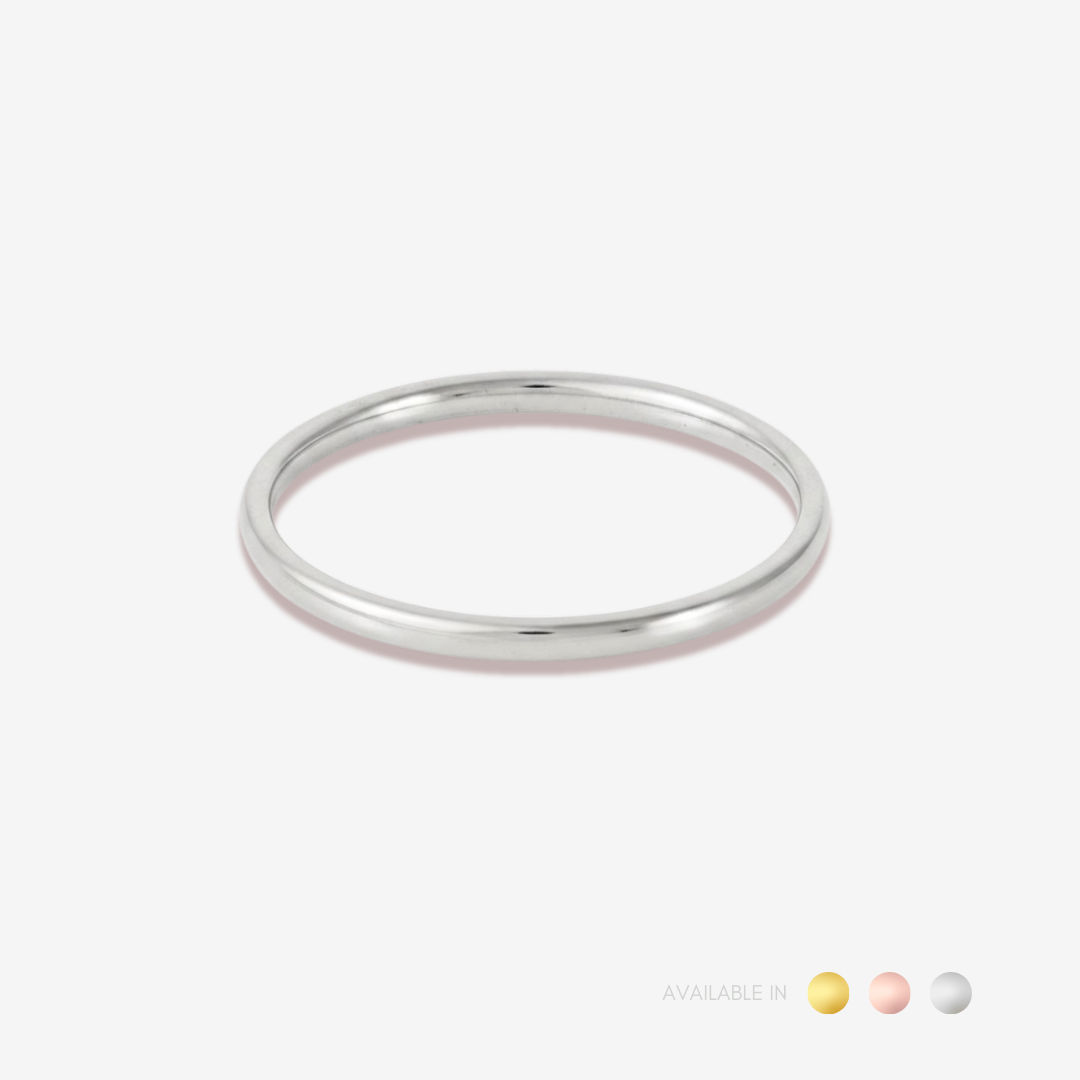 Glossa Rose Gold Titanium Ring