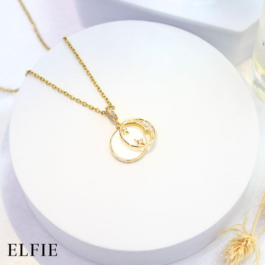 Golden Eclipse Titanium Necklace