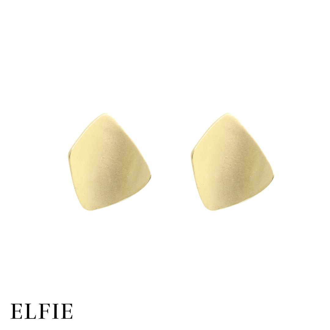 Golden Guitar Picker Stud Earring