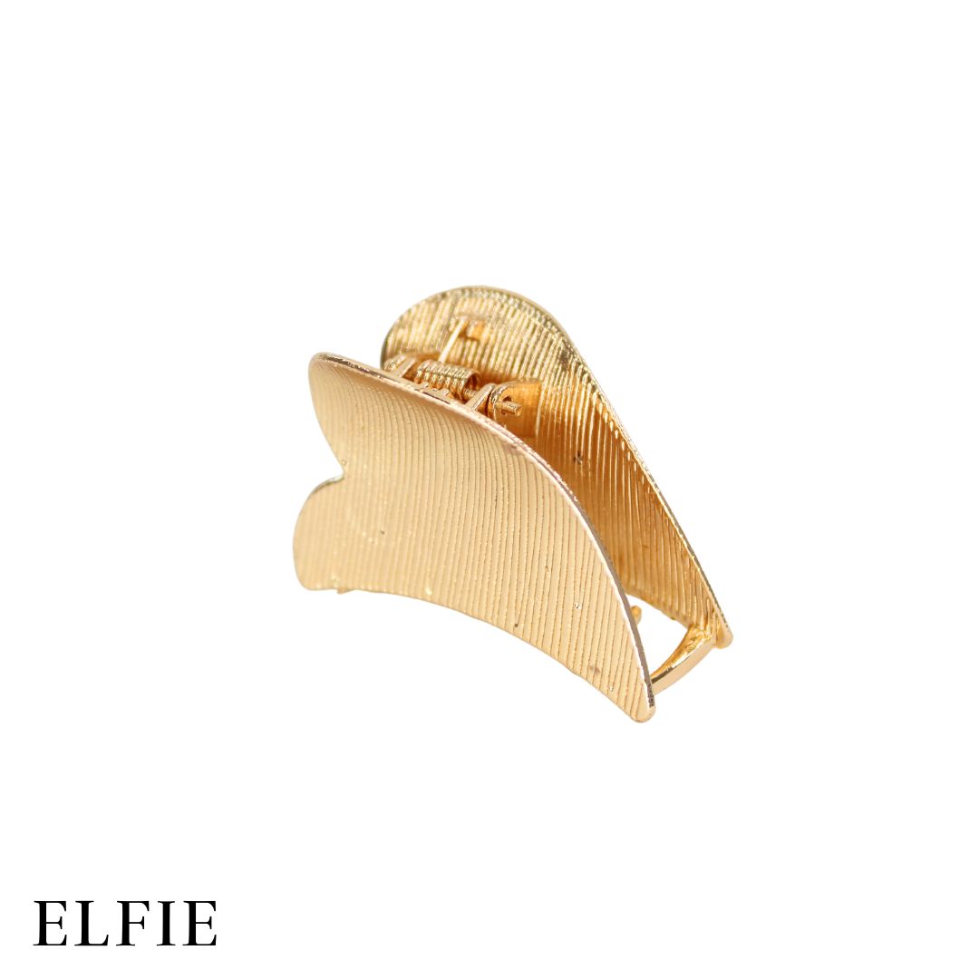 Minimalist Gold Metal Hair Claw