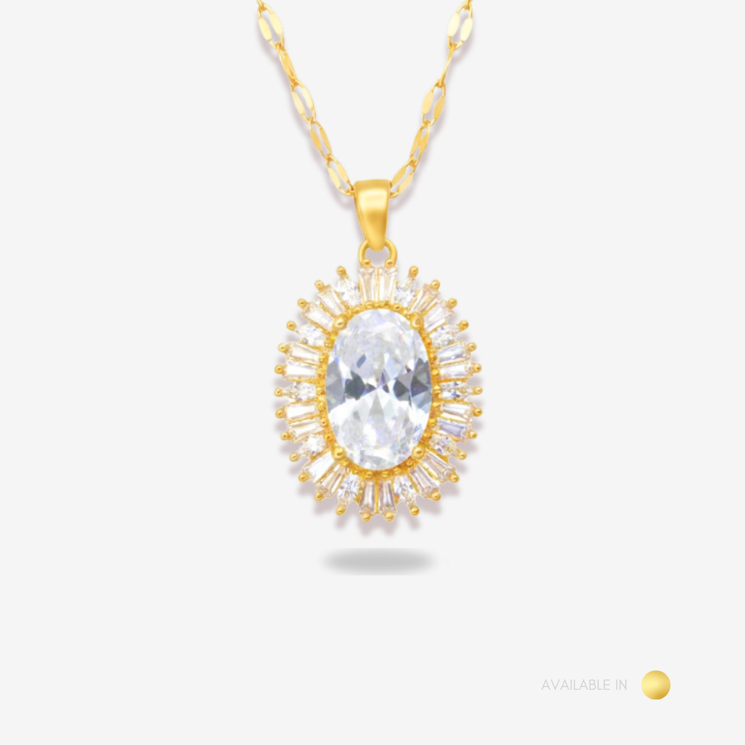 Imperial Petals Titanium Necklace