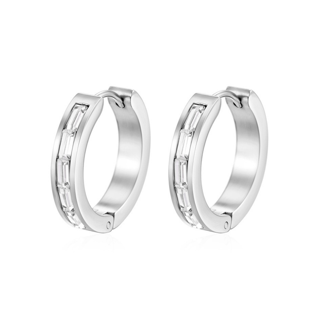 Ice Pop Huggie Hoop Titanium Earrings