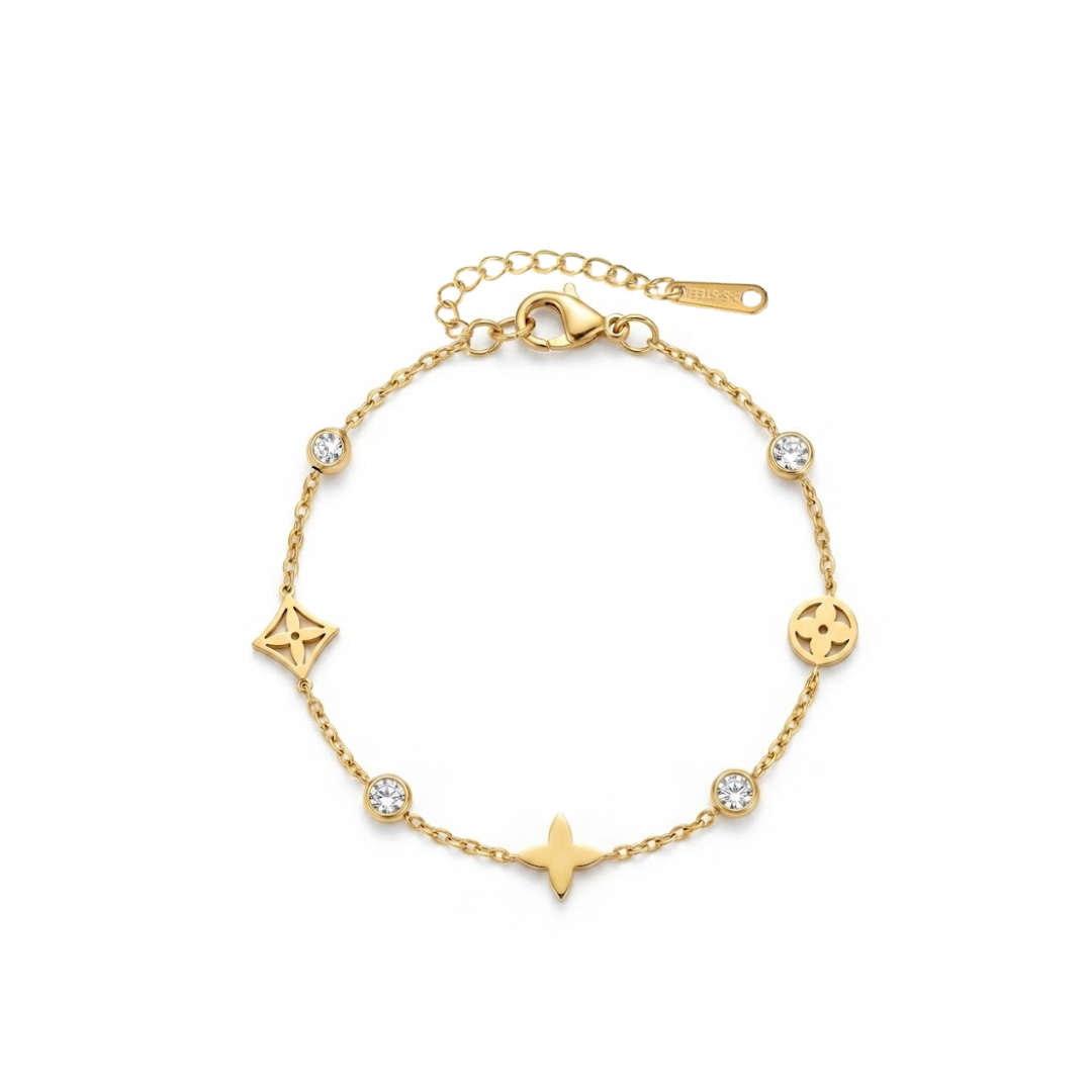 Laveona Gold Titanium Bracelet