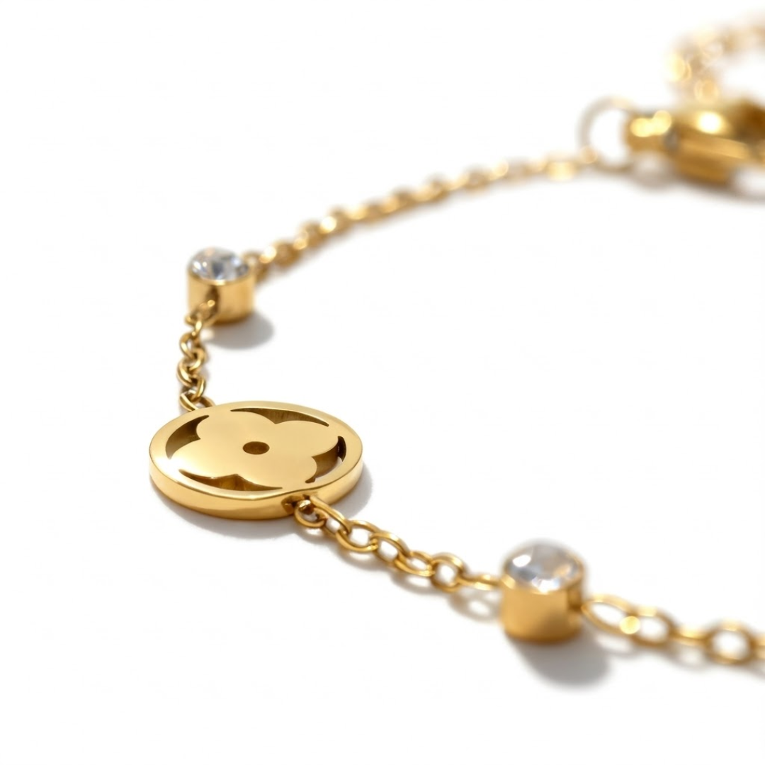 Laveona Gold Titanium Bracelet