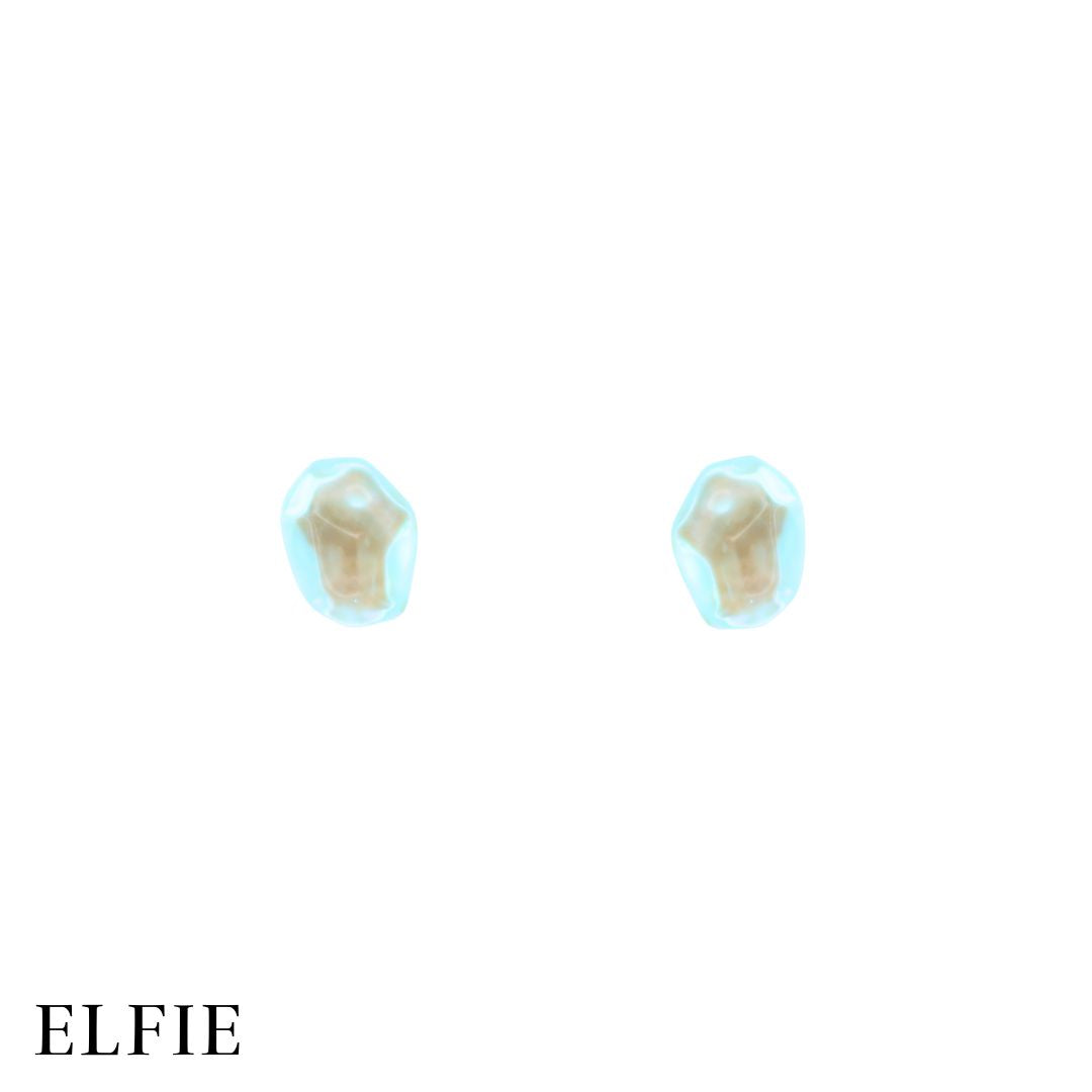 Light Blue Crystal Stud Earring