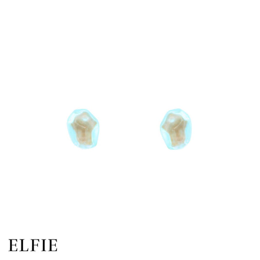 Light Blue Crystal Stud Non-Titanium Earring