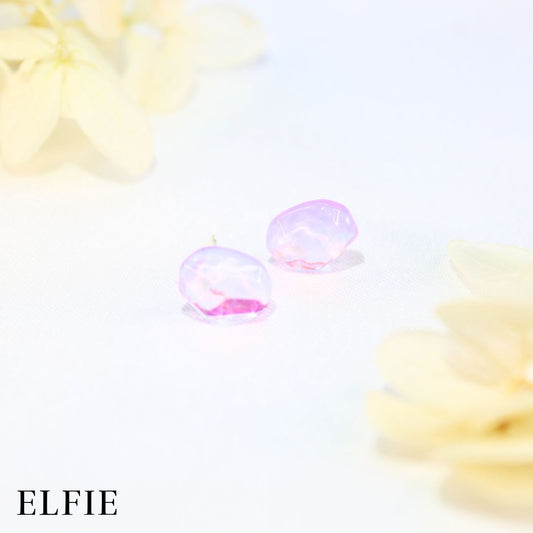 Light Purple Crystal Stud Earring