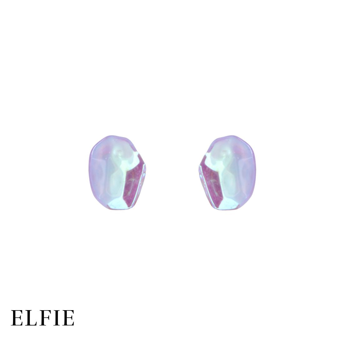 Light Purple Crystal Stud Earring