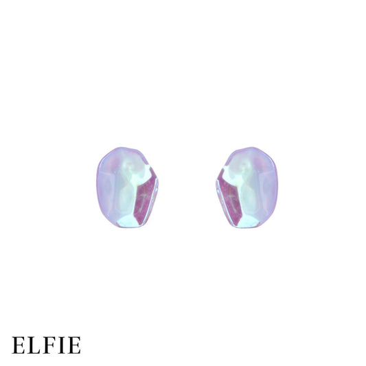 Light Purple Crystal Stud Non-Titanium Earring