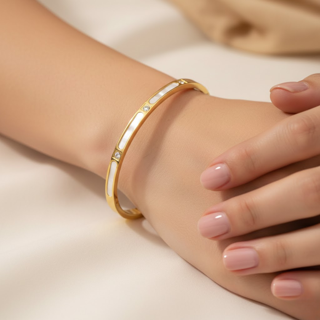 Linea Gold Titanium Bangle