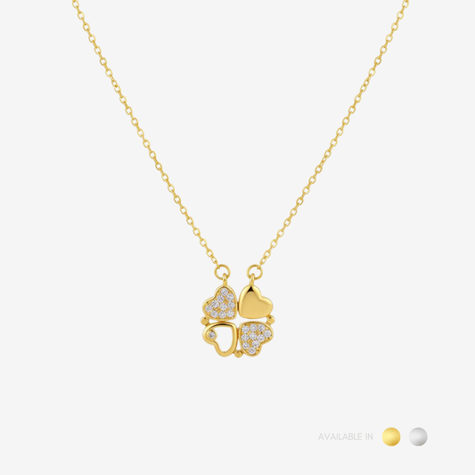 Love Cassara Gold Titanium Necklace