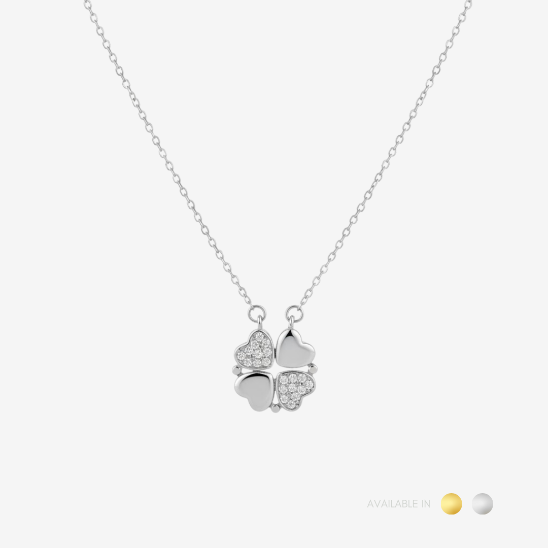 Love Cassara Silver Titanium Necklace