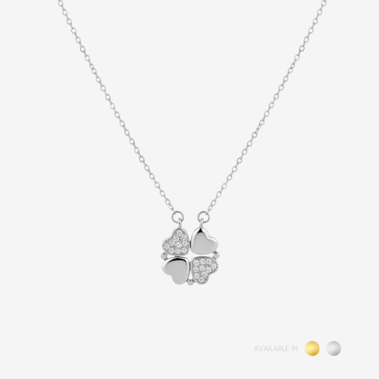 Love Cassara Silver Titanium Necklace