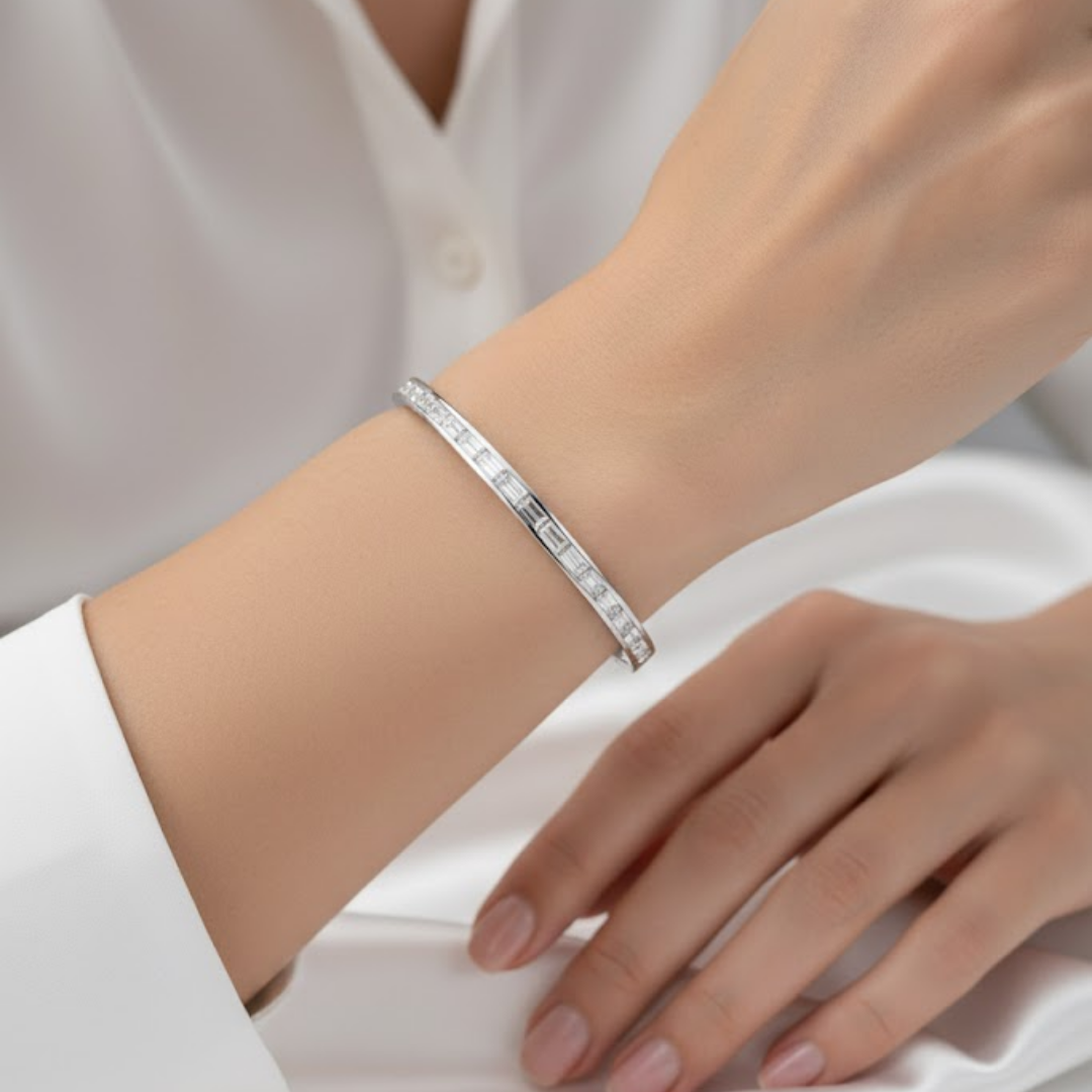Lumiere Gold Titanium Bangle