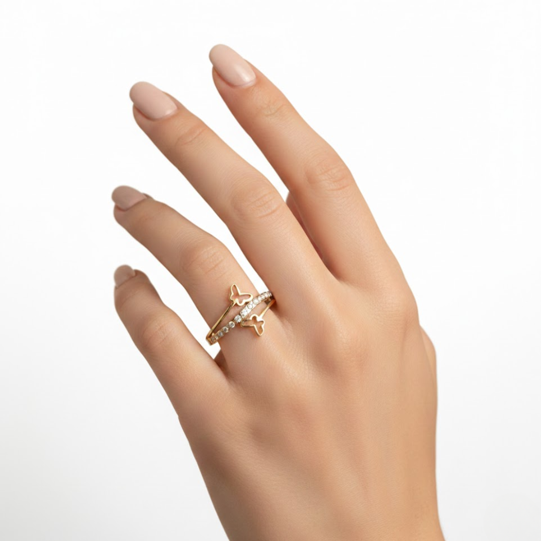 Lunelle Gold Titanium Ring