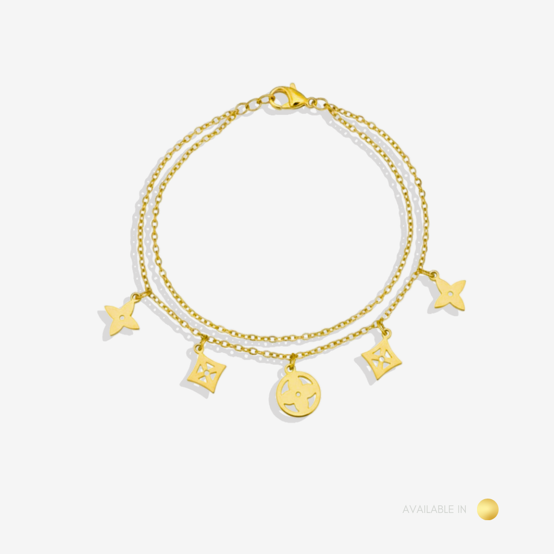 Lunexa Luxe Gold Titanium Bracelet