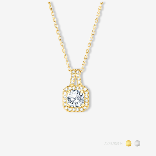 Luxe Lock Gold Titanium Necklace