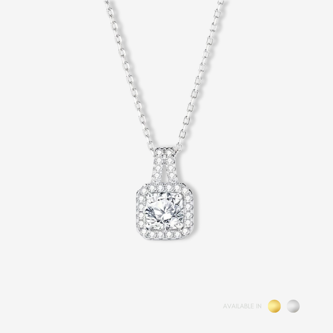 Luxe Lock Gold Titanium Necklace