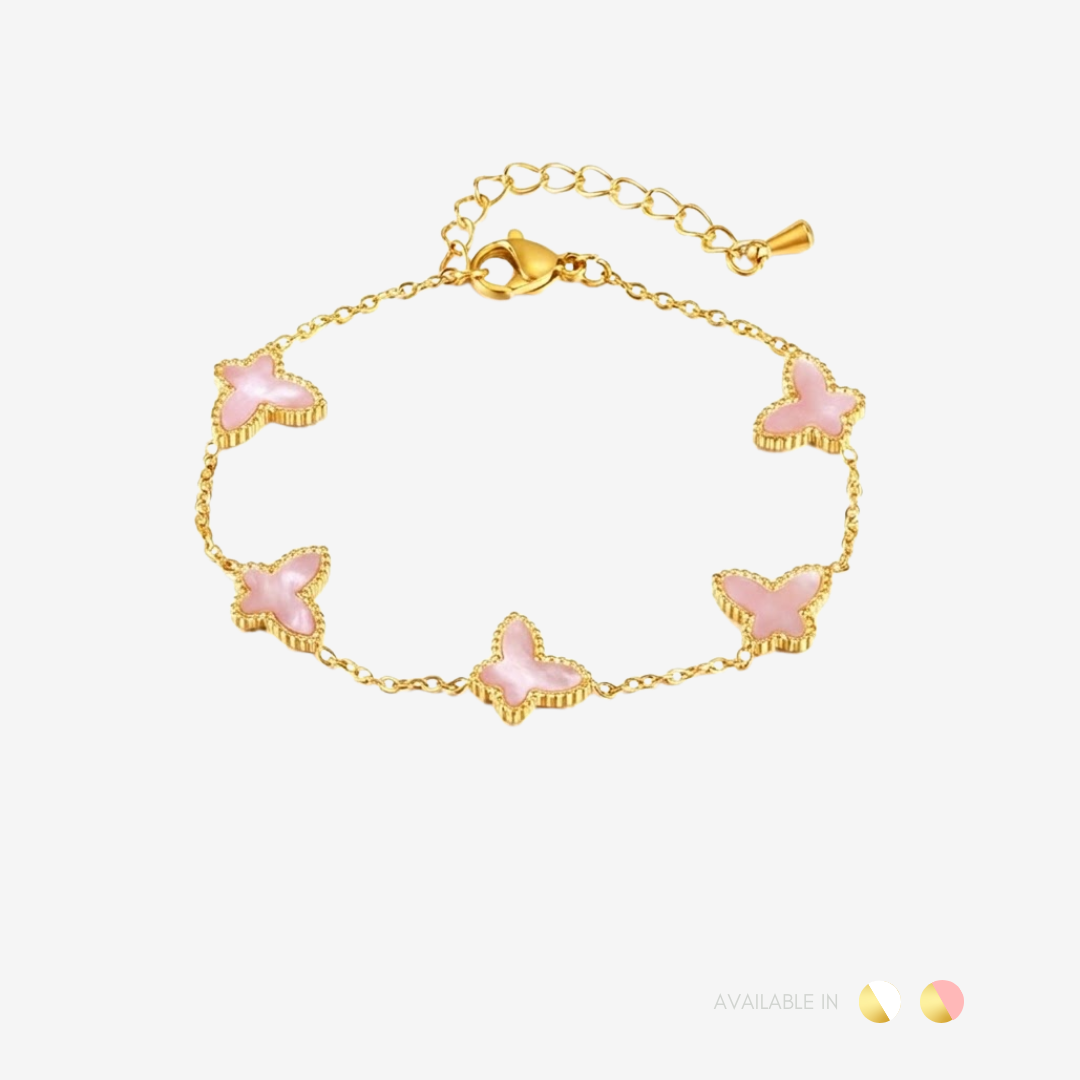 Mariposa Blanc Titanium Bracelet