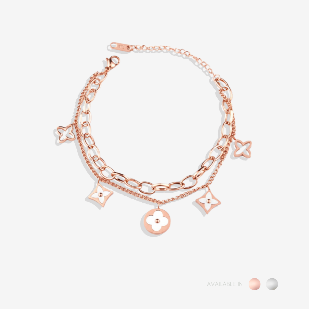 Lauve Luxe Silver Titanium Bracelet