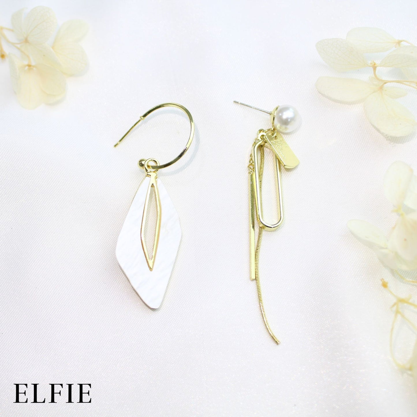 Luxurious Marble Stud Earring