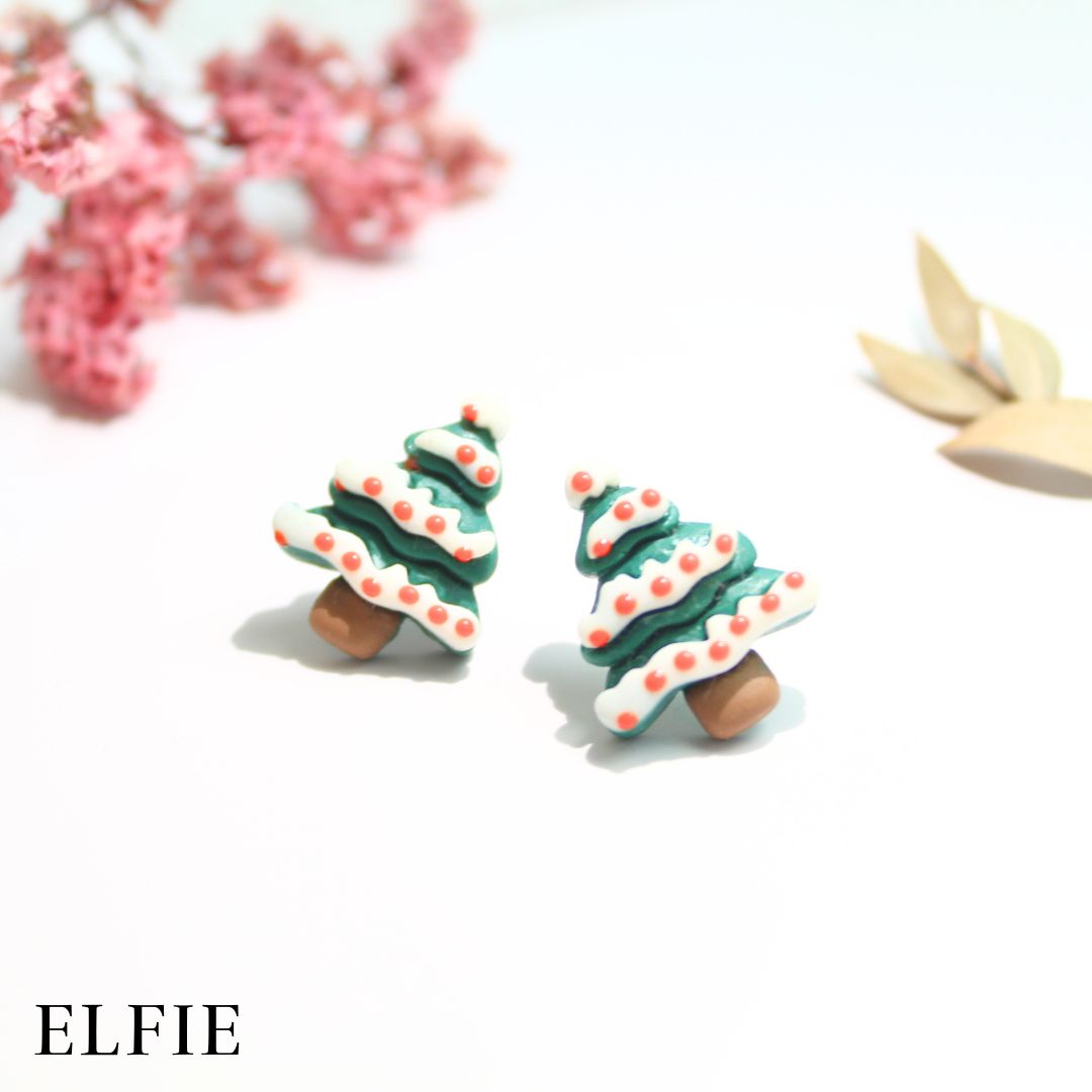 Christmas Tree Stud Earring