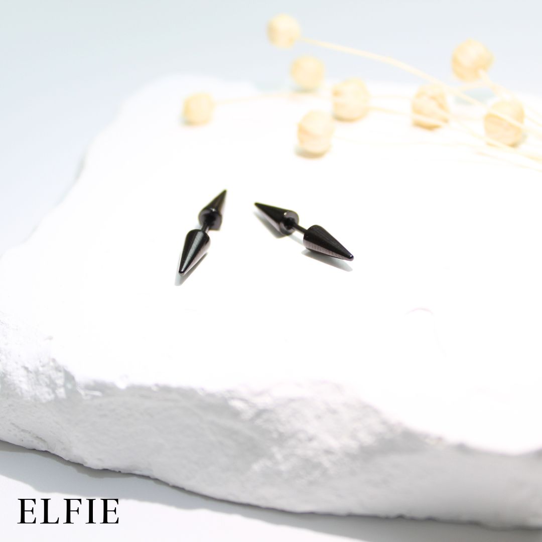 Black Titanium Stud Earring