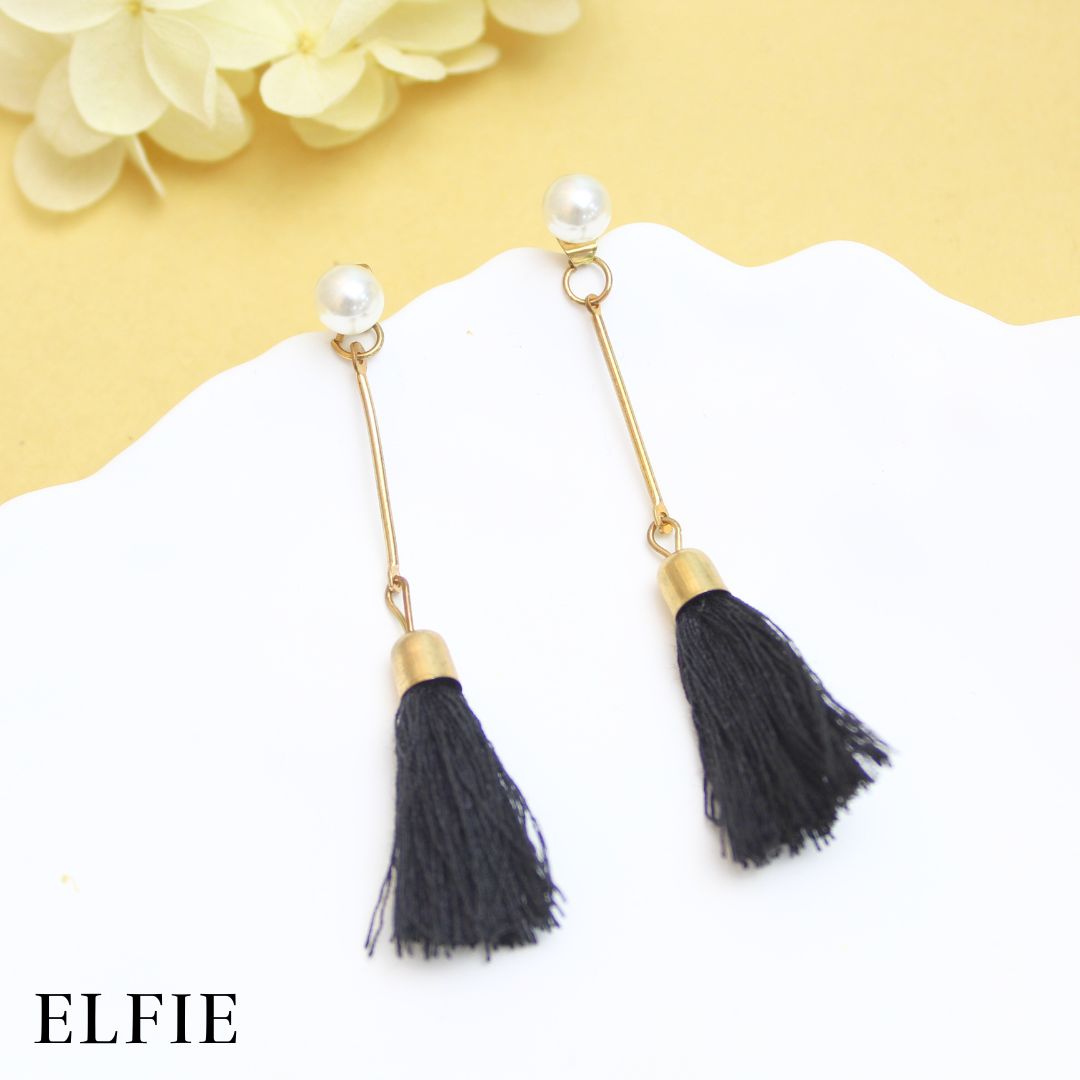 Pearly Tassel Drop Earring