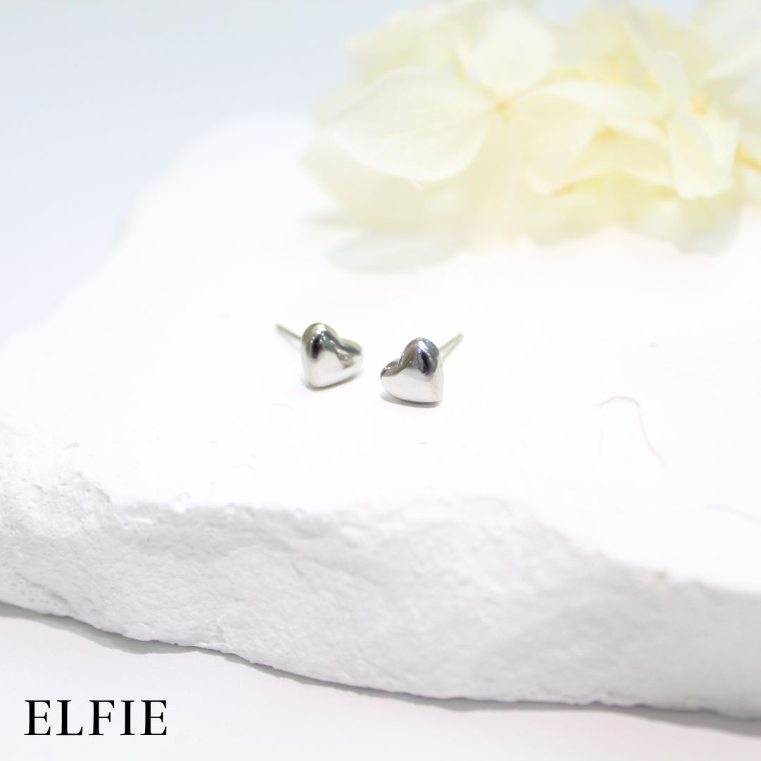 Silver Titanium Stud Earring