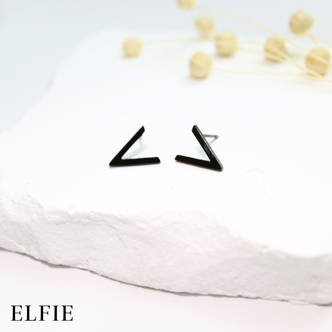 Black Titanium Stud Earring