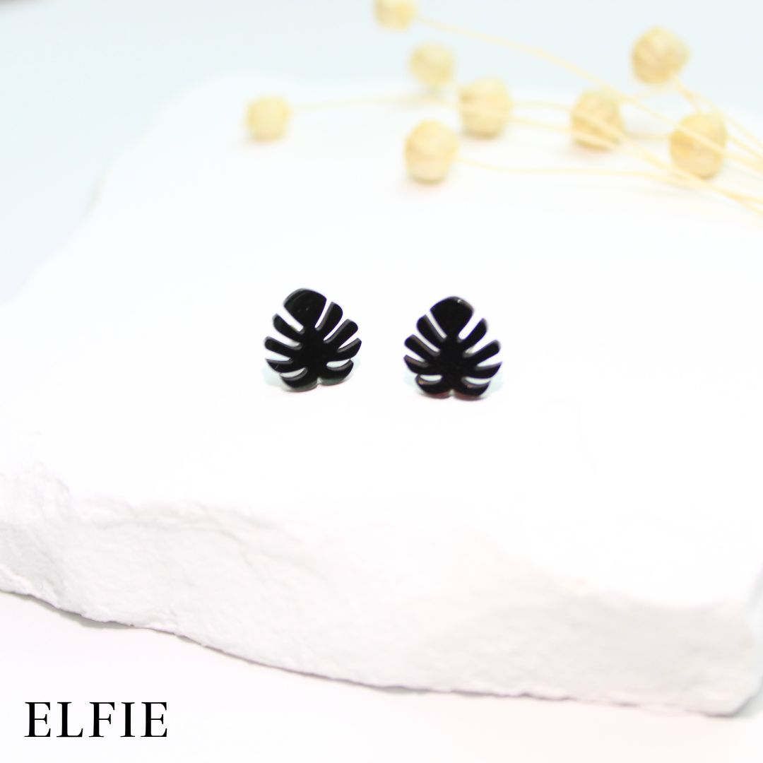 Black Titanium Stud Earring