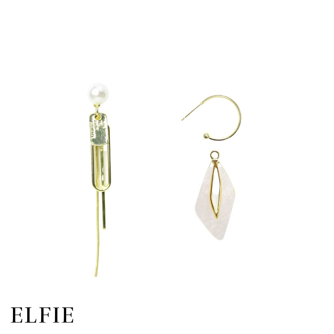 Luxurious Marble Stud Earring
