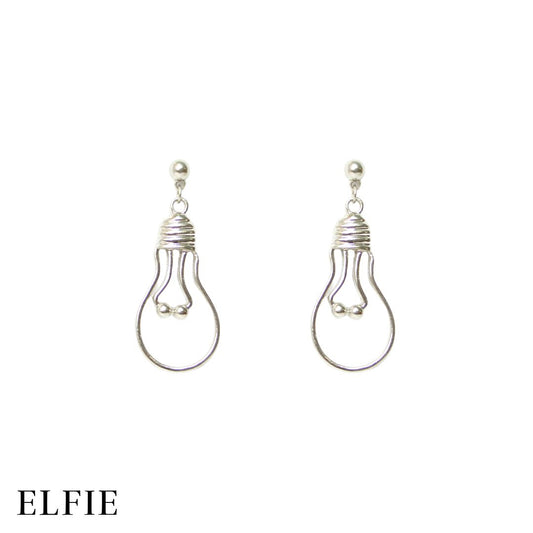 Silver Bulb Earring