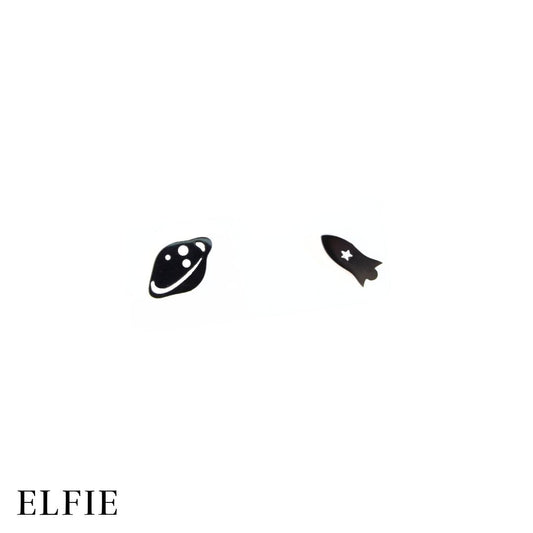 Black Titanium Stud Earring