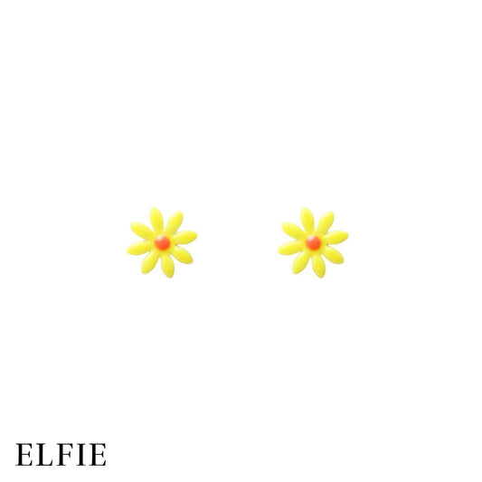 Yellow Daisy Stud Earring
