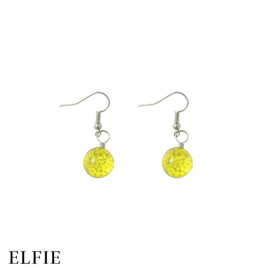 Crystal Dried Flower Earring