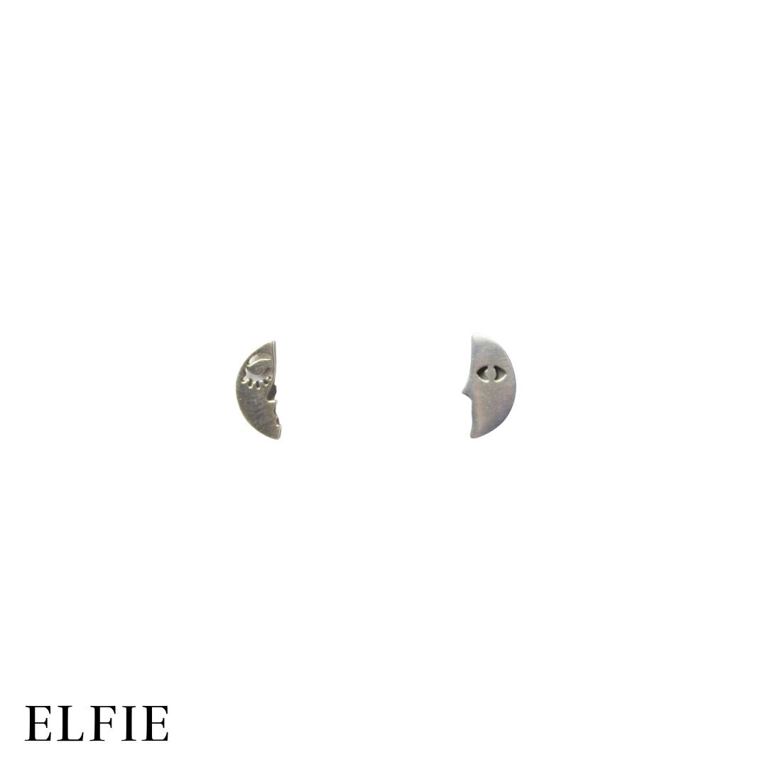 Silver Titanium Stud Earring