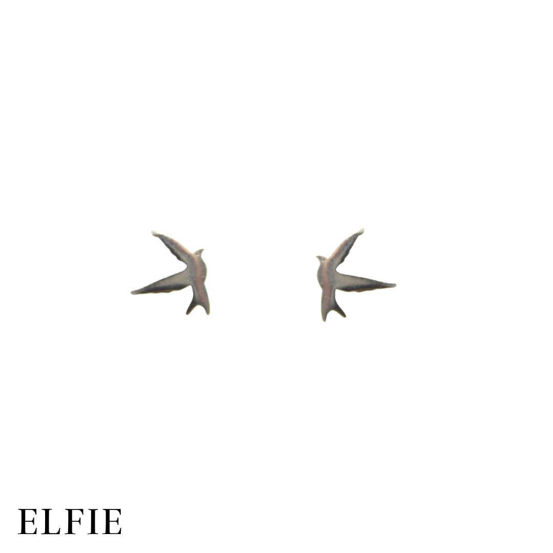 Silver Titanium Stud Earring