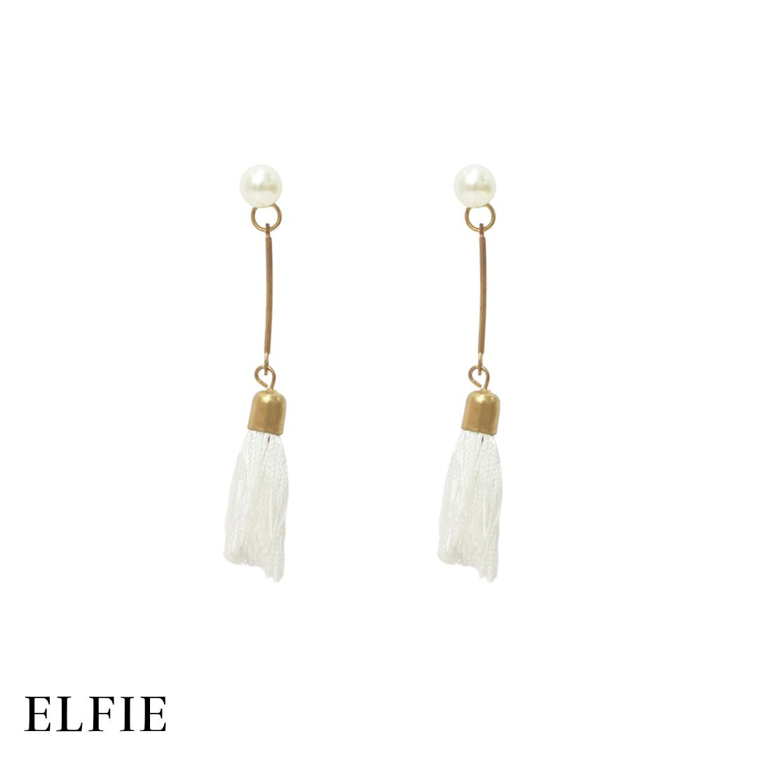 Pearly Tassel Drop Earring