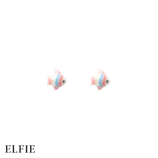 Glossy Fish Stud Earring