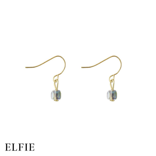 Crystal Cube Earring