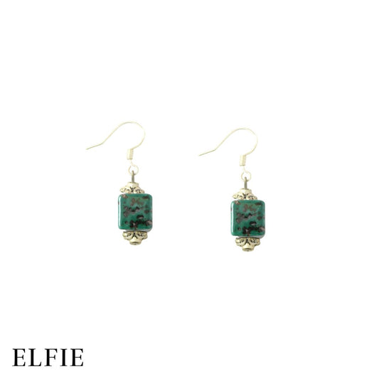 Ceramic Cube Earring