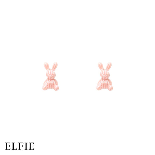 Small Bunny Stud Earring