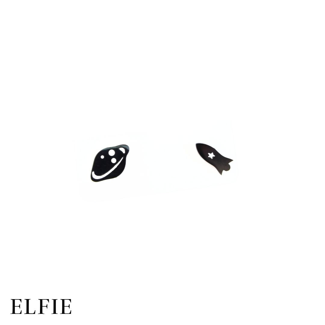 Black Titanium Stud Earring