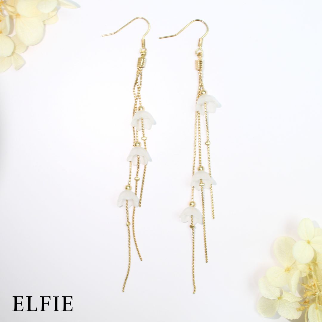 Bellflower Chain Earring
