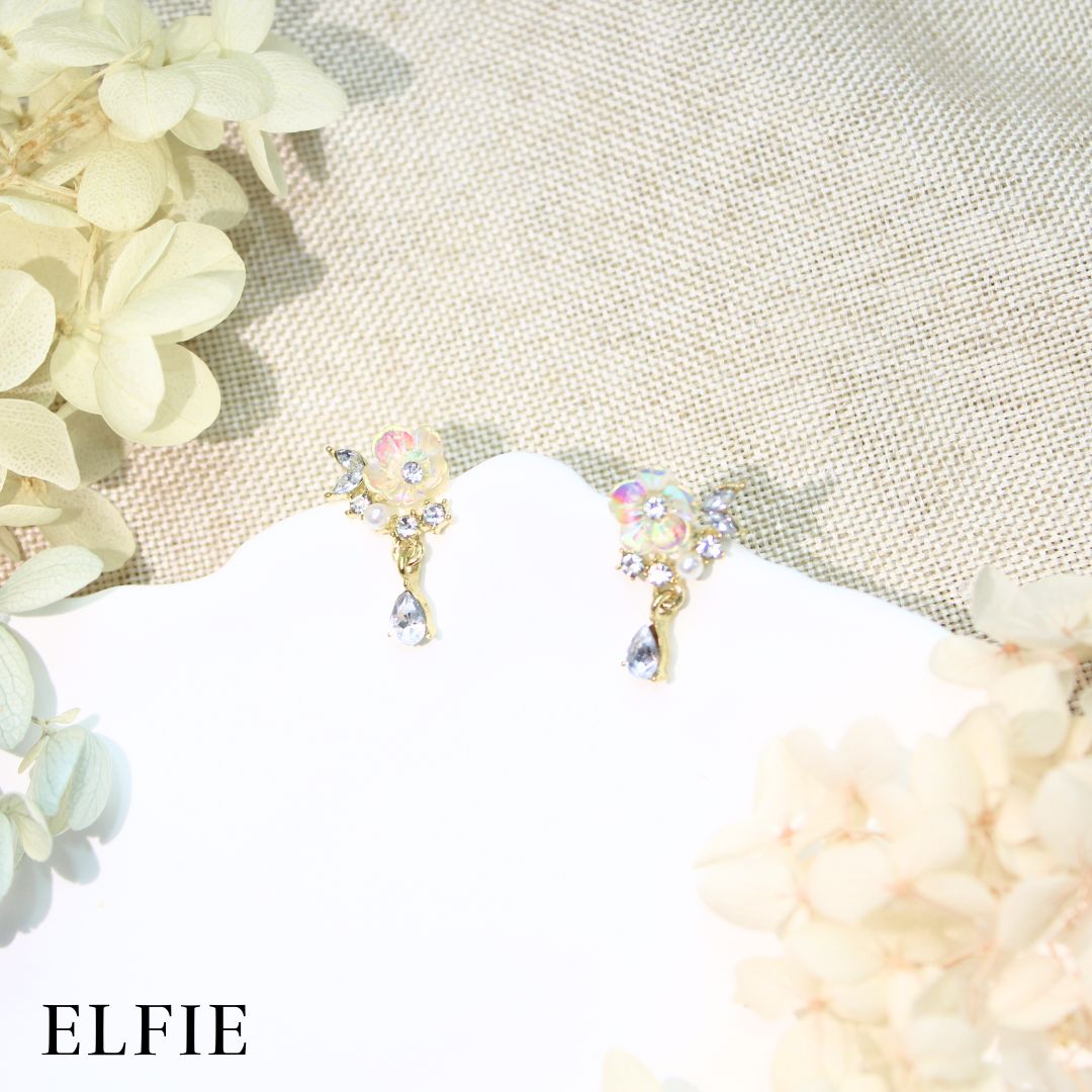 Flower Gradient Stud Earring